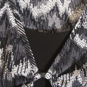 ✅ DRESSBARN Womens  Twinset Long Sleeve XL Black ✅